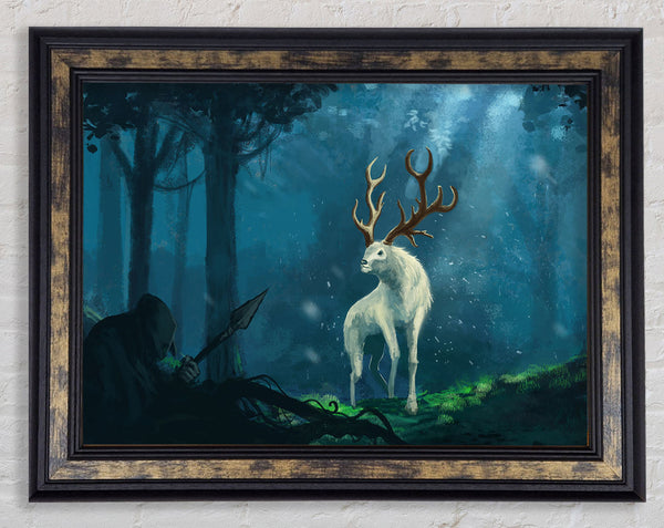 The Mythical Horned Creature Framed Print