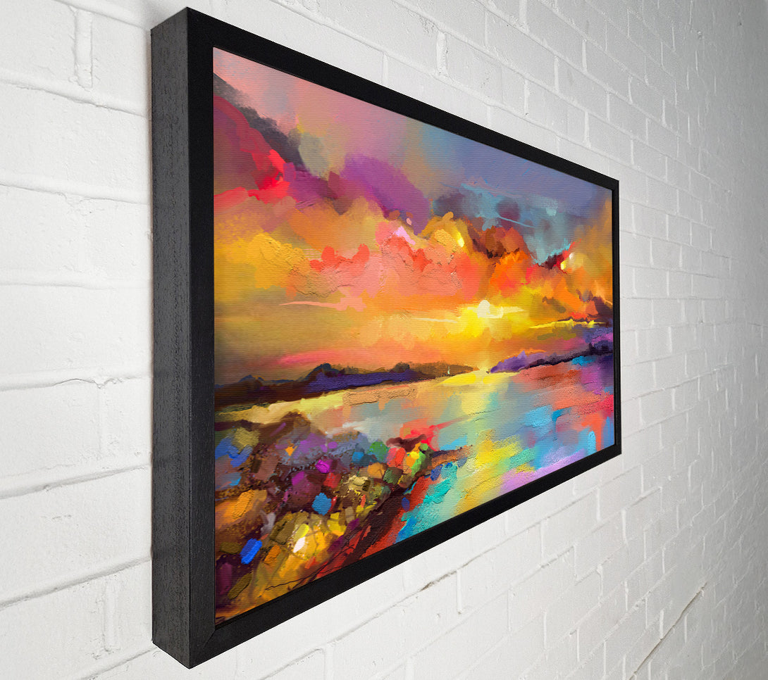  A Canvas Print of Powerful Skies Canvas Art