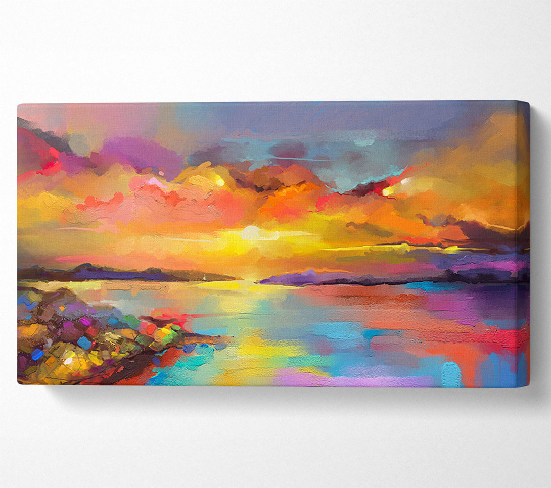  A Canvas Print of Powerful Skies Canvas Art