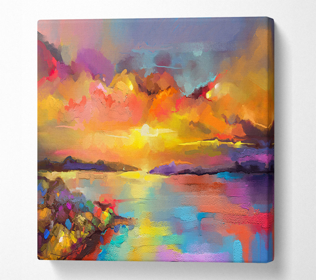  A Canvas Print of Powerful Skies Canvas Art
