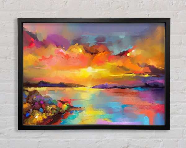 Powerful Skies Framed Print