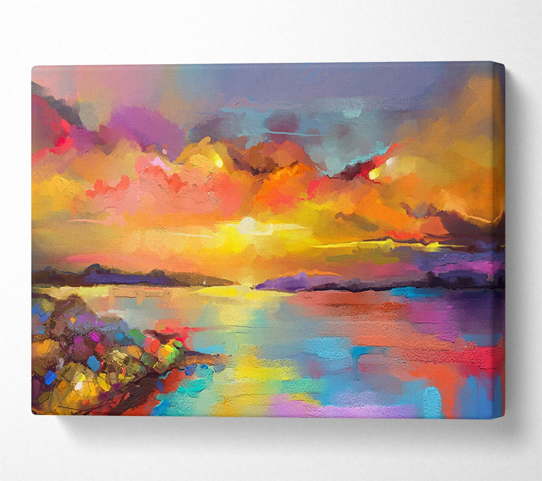  A Canvas Print of Powerful Skies Canvas Art