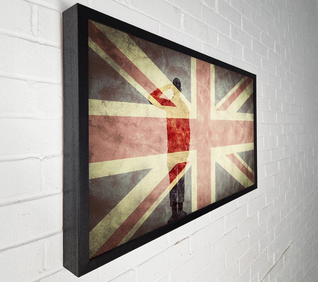  A Canvas Print of Salute The Flag Canvas Art