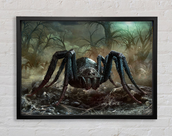 The Scary Tarantula Framed Print