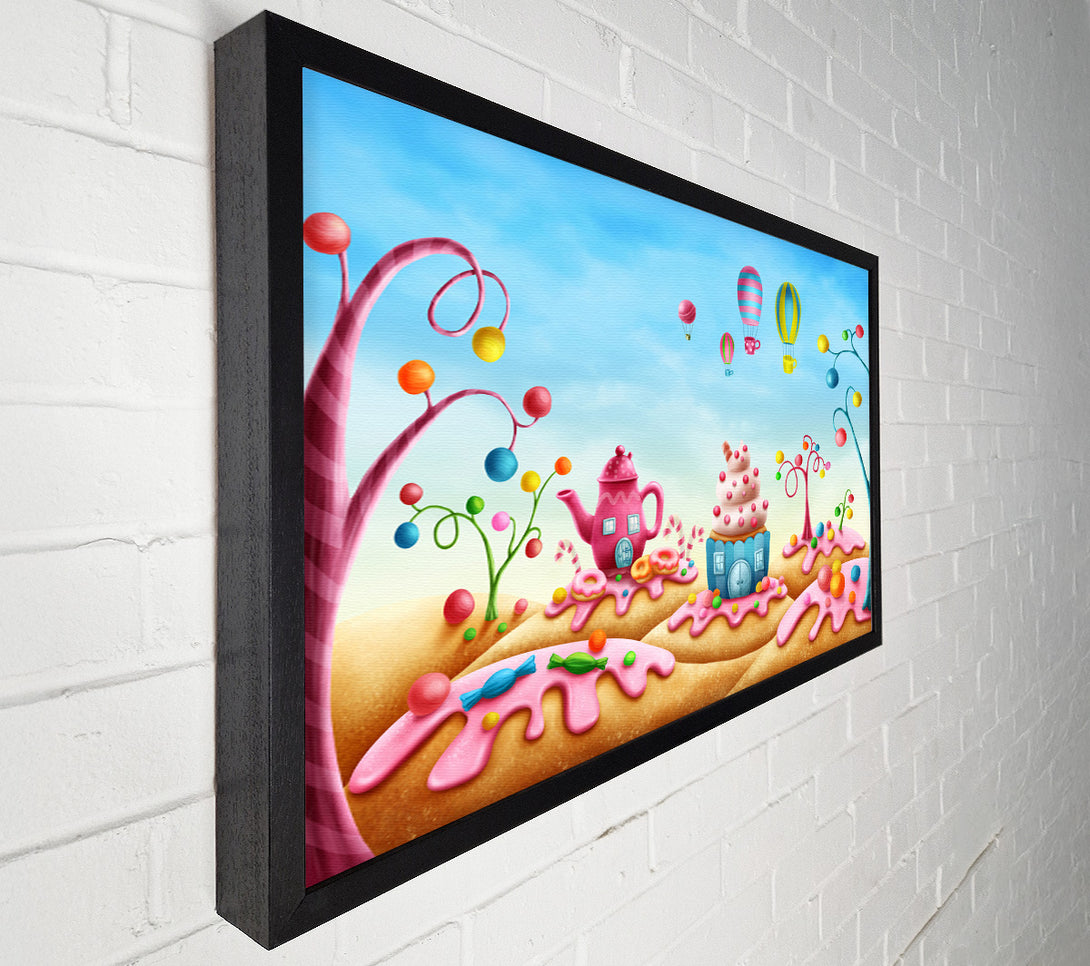  A Canvas Print of Cake Town Canvas Art