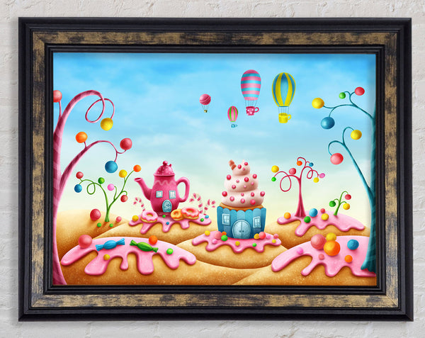 Cake Town Framed Print