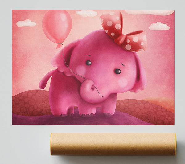 The Pink Elephant Balloon Print