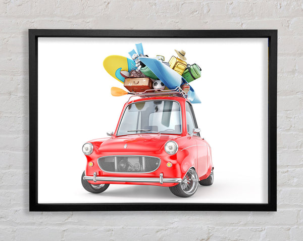 Ready To Travel Framed Print