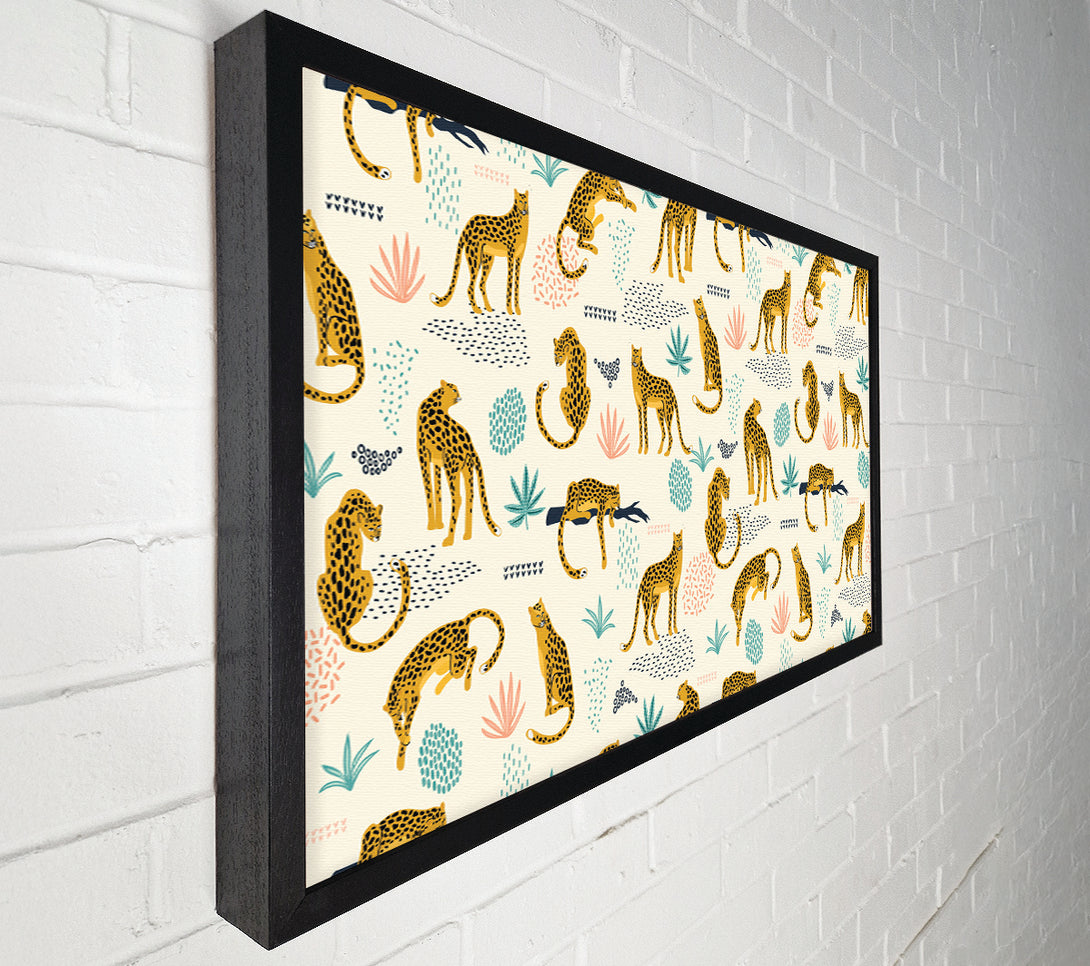  A Canvas Print of The Lovely Leopard Pattern Canvas Wall Art