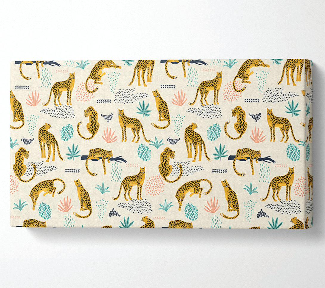  A Canvas Print of The Lovely Leopard Pattern Canvas Wall Art