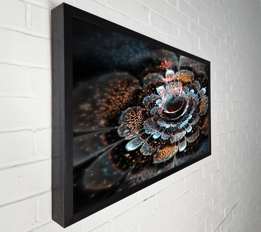  A Canvas Print of The Centre Of The Modern Flower Canvas Art