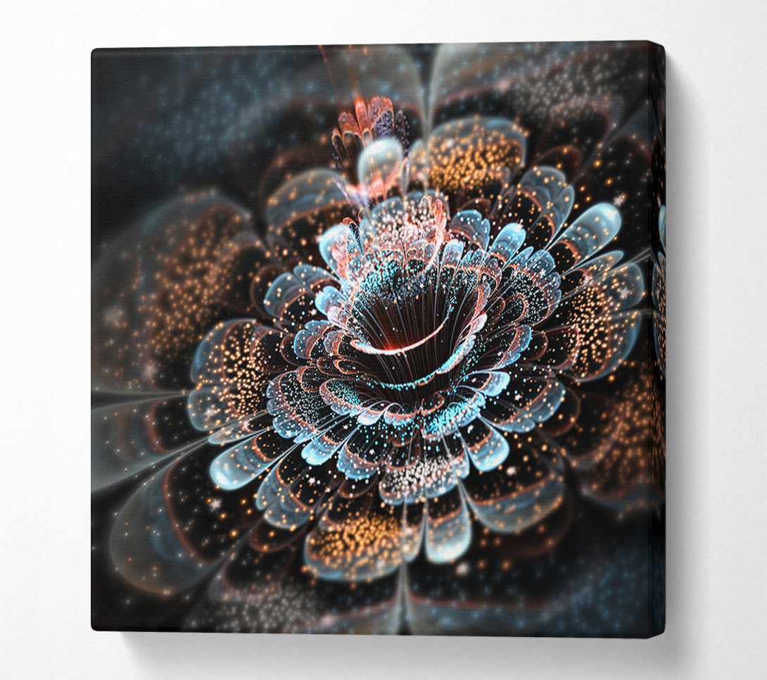  A Canvas Print of The Centre Of The Modern Flower Canvas Art