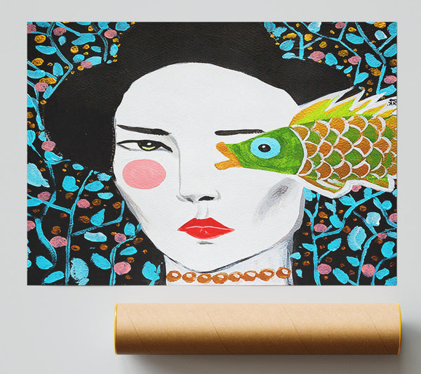 Geisha Fish Giclee Print