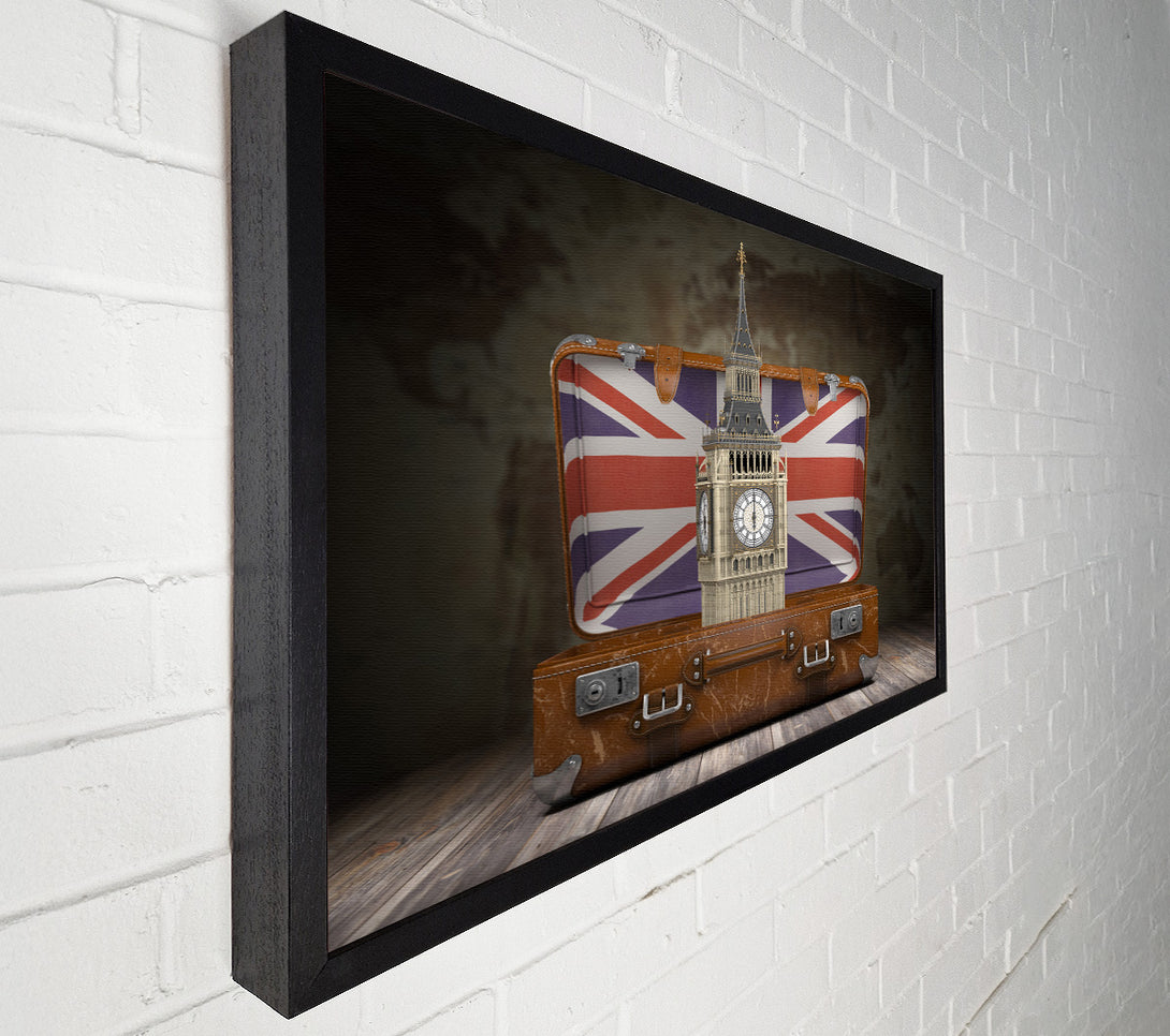  A Canvas Print of London In A Case Canvas Wall Art
