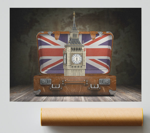 London In A Case Poster