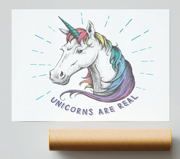 Unicorns Are Real Giclee Print