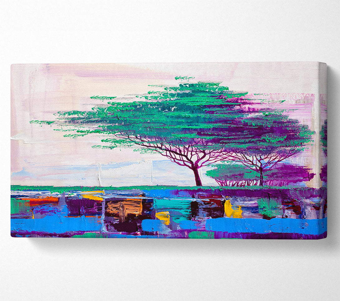  A Canvas Print of Stunning African Horizon Paint Canvas Art