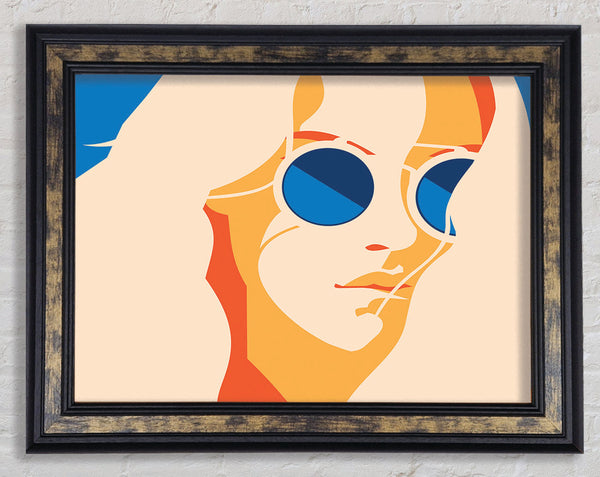 The Women With Glasses Framed Print