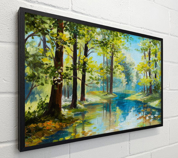 The Forest Painting Green