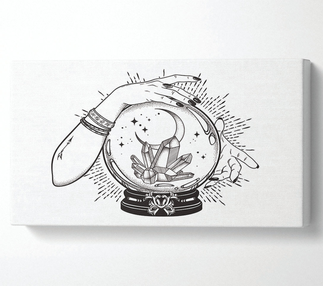  A Canvas Print of Casting A Spell Canvas Wall Art
