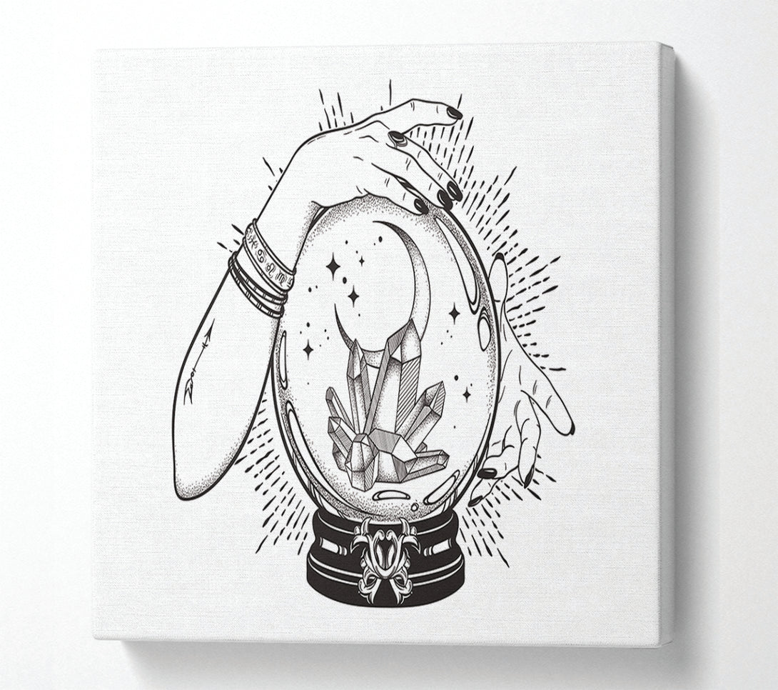  A Canvas Print of Casting A Spell Canvas Wall Art