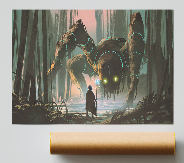 The Arachnid In The Forest Giclee Print