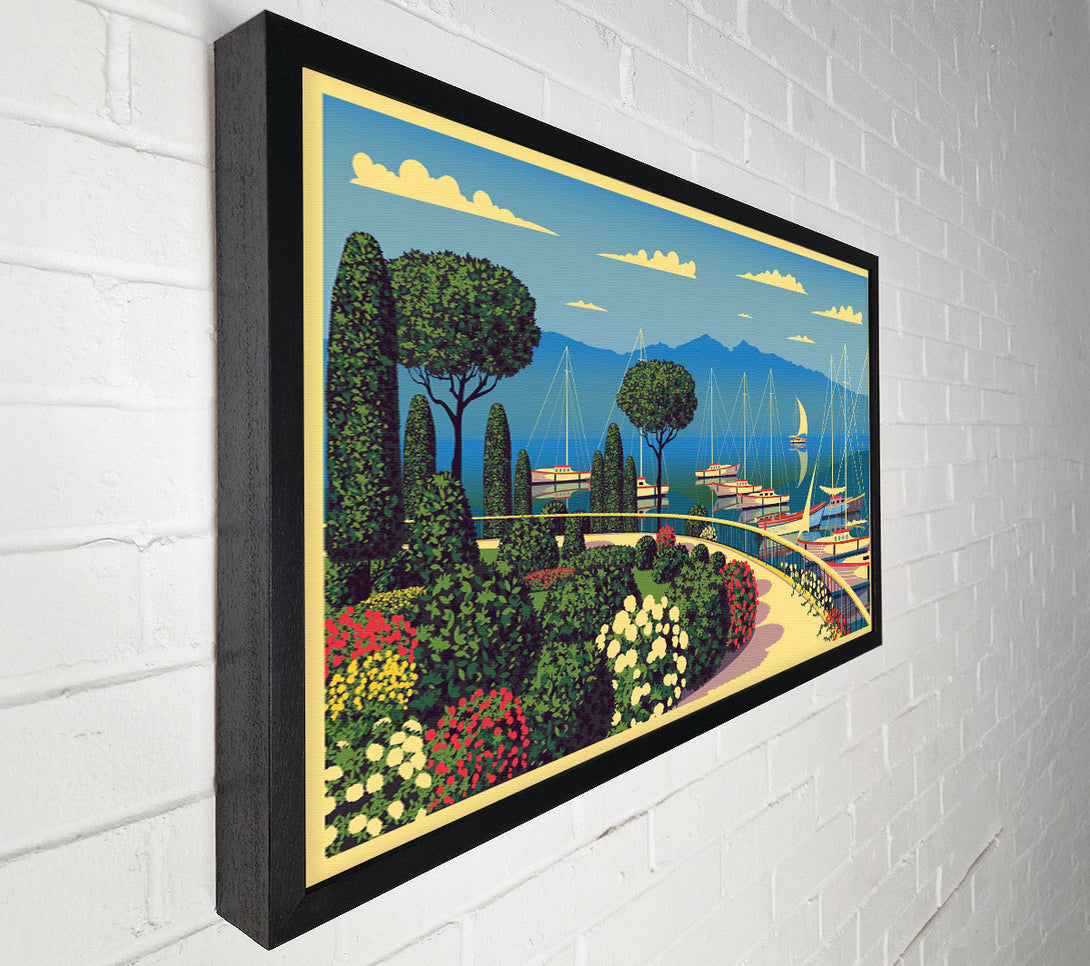  A Canvas Print of Vintage Travel Poster Canvas Print