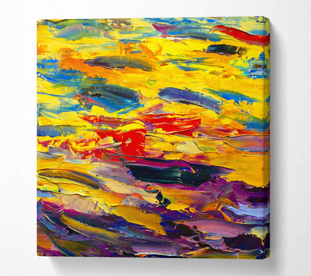 A Canvas Print of Thick Strokes Impressionism Canvas Print