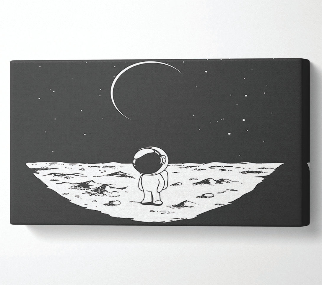  A Canvas Print of Little Space Man Canvas Wall Art
