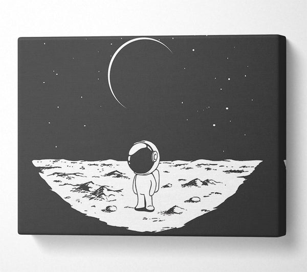  A Canvas Print of Little Space Man Canvas Wall Art