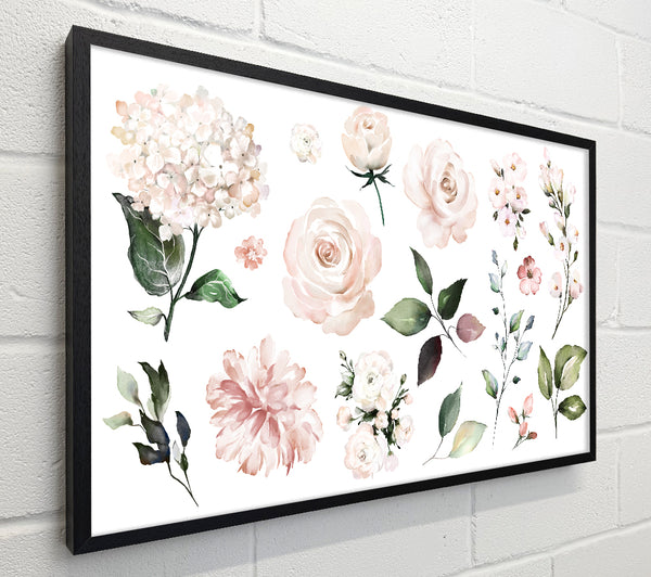 Montage Of Pink Flowers