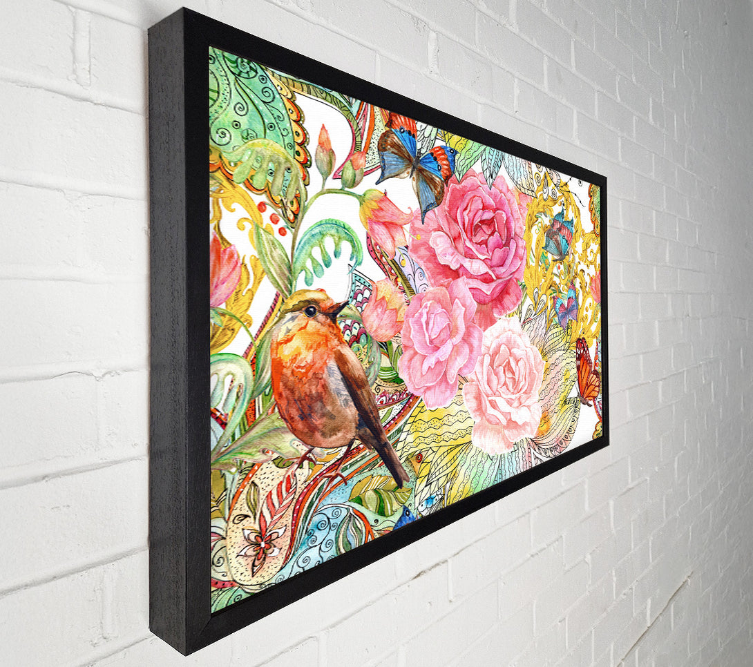  A Canvas Print of Beautiful Flowers India Canvas Art