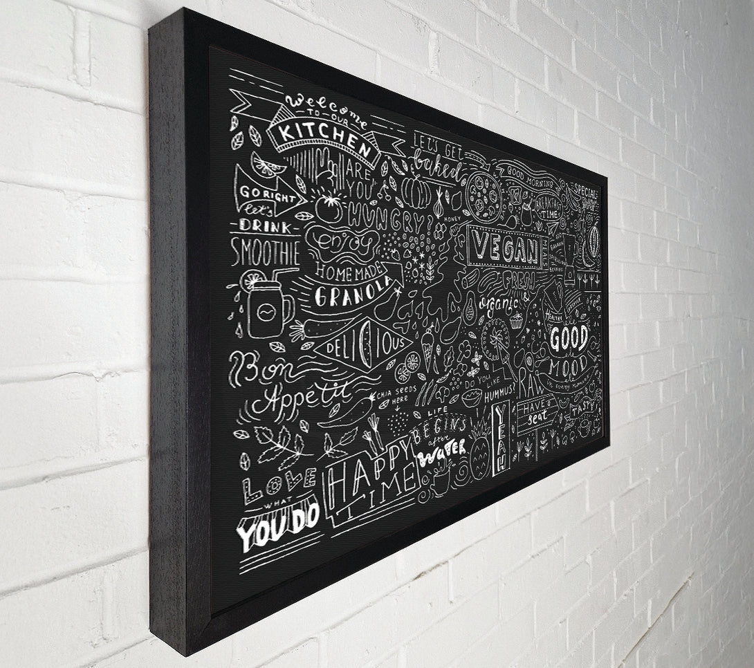  A Canvas Print of Vegan Good Mood Canvas Art