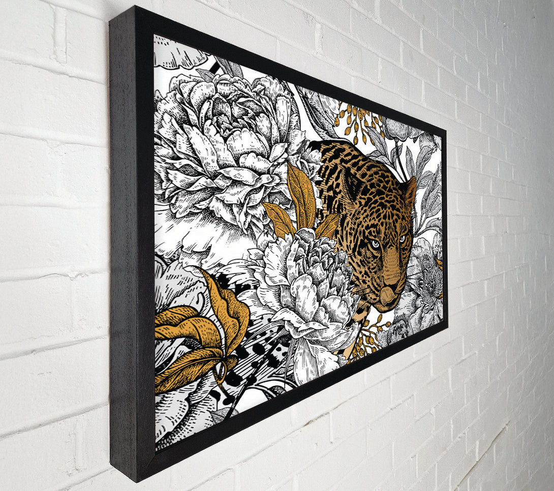  A Canvas Print of Stunning Leopard Flowers Canvas Art