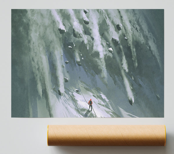 Avalanche Ski Print