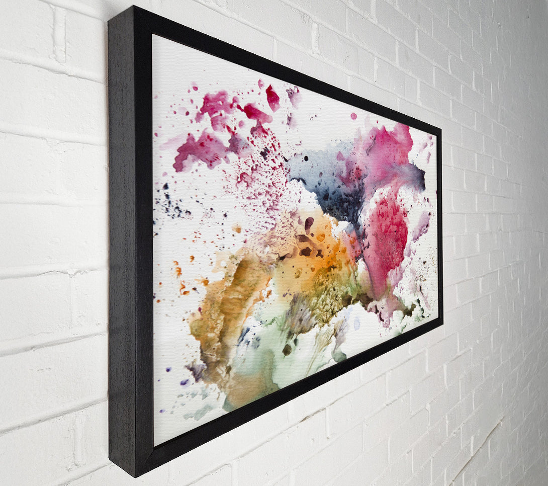  A Canvas Print of The Ink Explosion Canvas Art