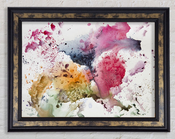 The Ink Explosion Framed Print