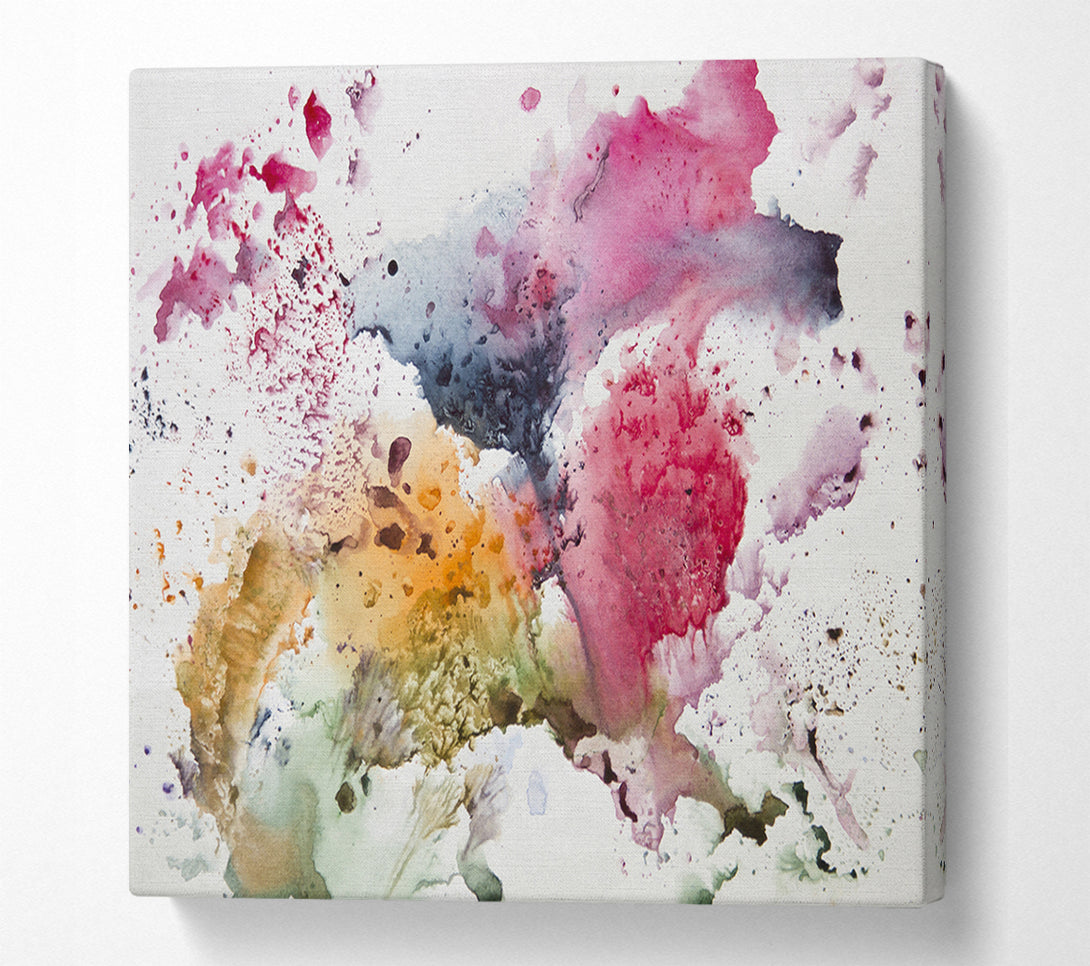  A Canvas Print of The Ink Explosion Canvas Art