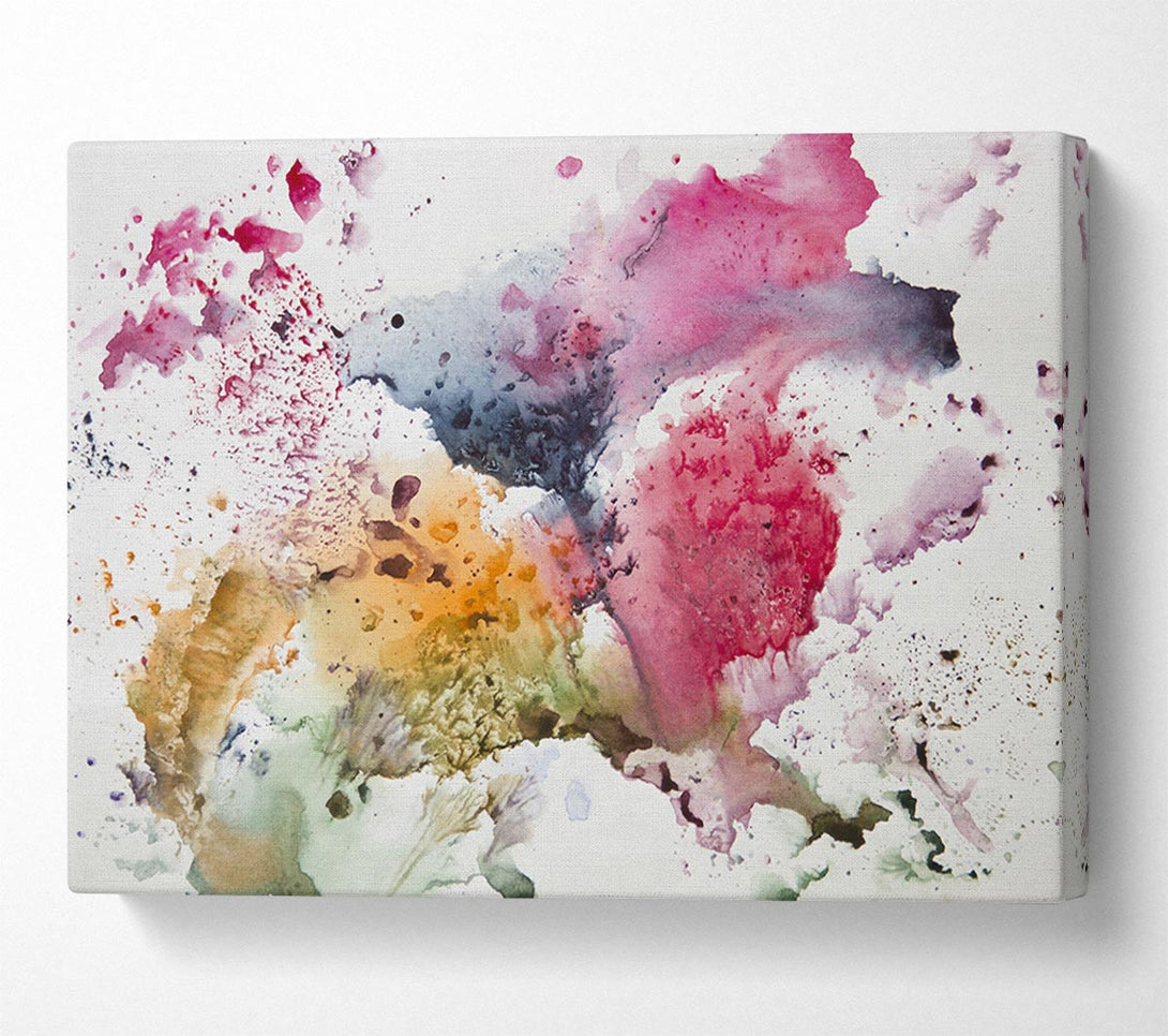  A Canvas Print of The Ink Explosion Canvas Art