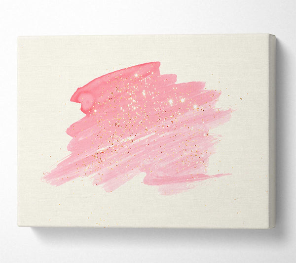  A Canvas Print of Pink Scribble Canvas Wall Art