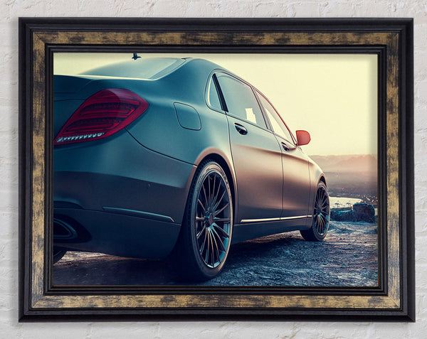 The Rear End Sports Car Framed Print
