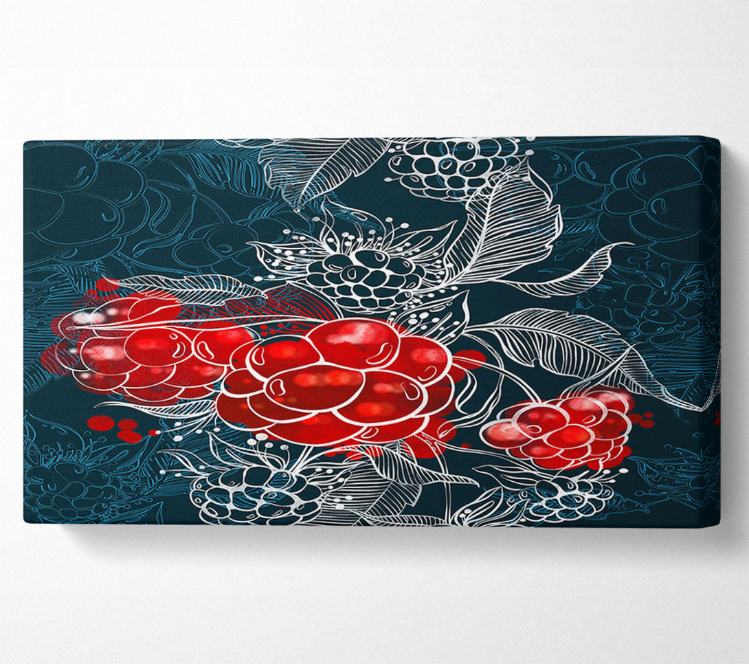  A Canvas Print of Red Berry Winter Canvas Wall Art