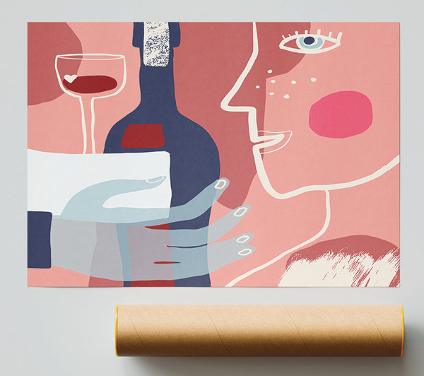 A Drink Of Wine Poster