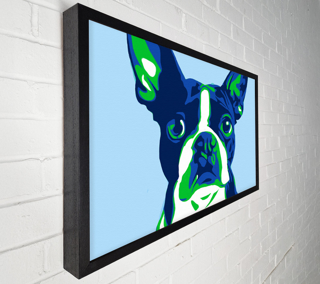  A Canvas Print of The French Bulldog Pop Art Canvas Print