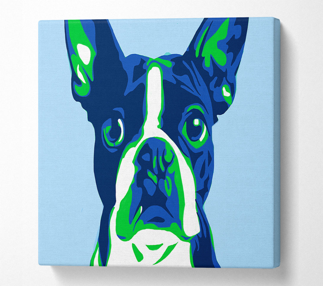  A Canvas Print of The French Bulldog Pop Art Canvas Print
