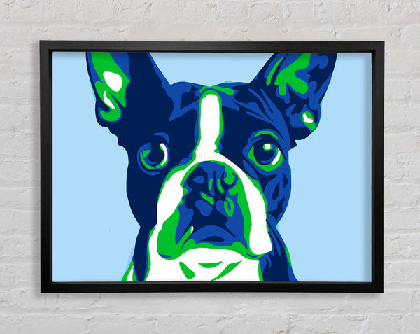 The French Bulldog Pop Art Framed Print