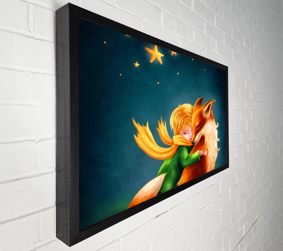  A Canvas Print of Hugging The Fox Canvas Art