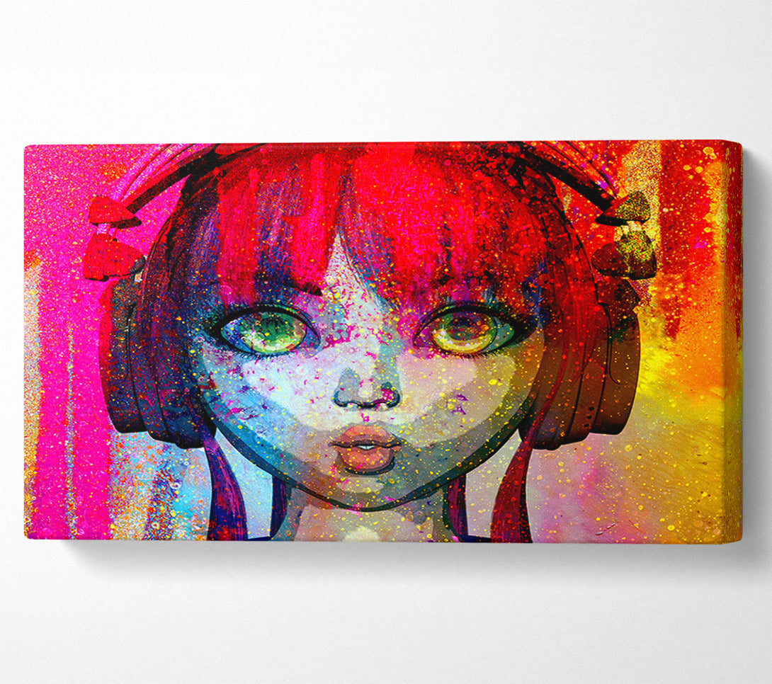  A Canvas Print of Dj Urban Woman Canvas Wall Art