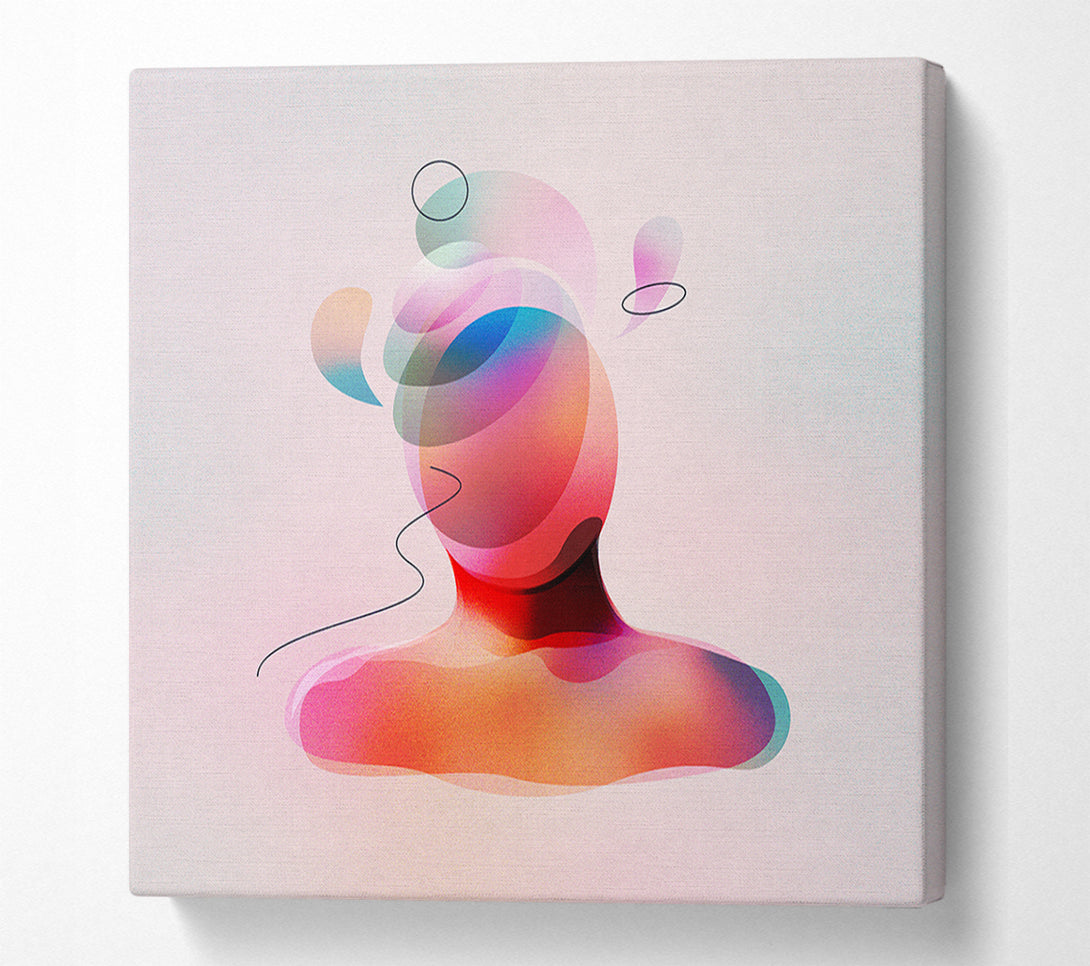  A Canvas Print of The Faces Of Every Dimension Canvas Print