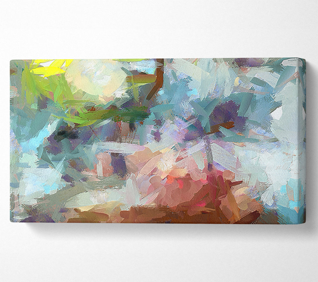  A Canvas Print of Strong Strokes Of Brush Canvas Wall Art